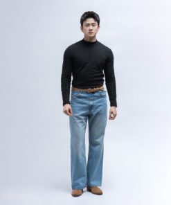 Quần jeans xanh nhạt Bootcut Fit