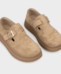 Giày boots nữ mũi tròn